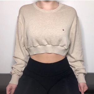 TOMMY HILFIGER Crop Sweater